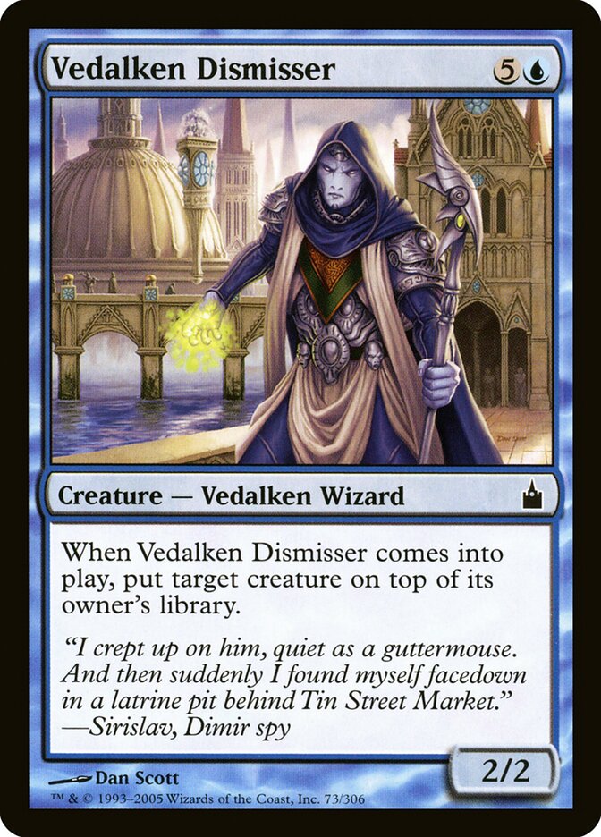 Vedalken Dismisser 73 - Ravnica: City of Guilds MTG card