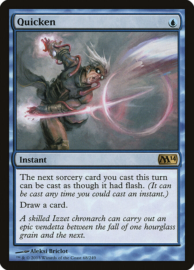 Quicken 68 - Magic 2014 MTG card