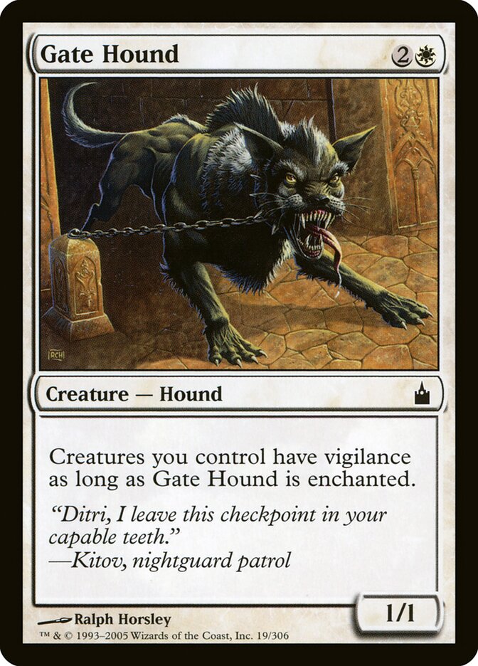Gate Hound 19 - Ravnica: City of Guilds MTG card
