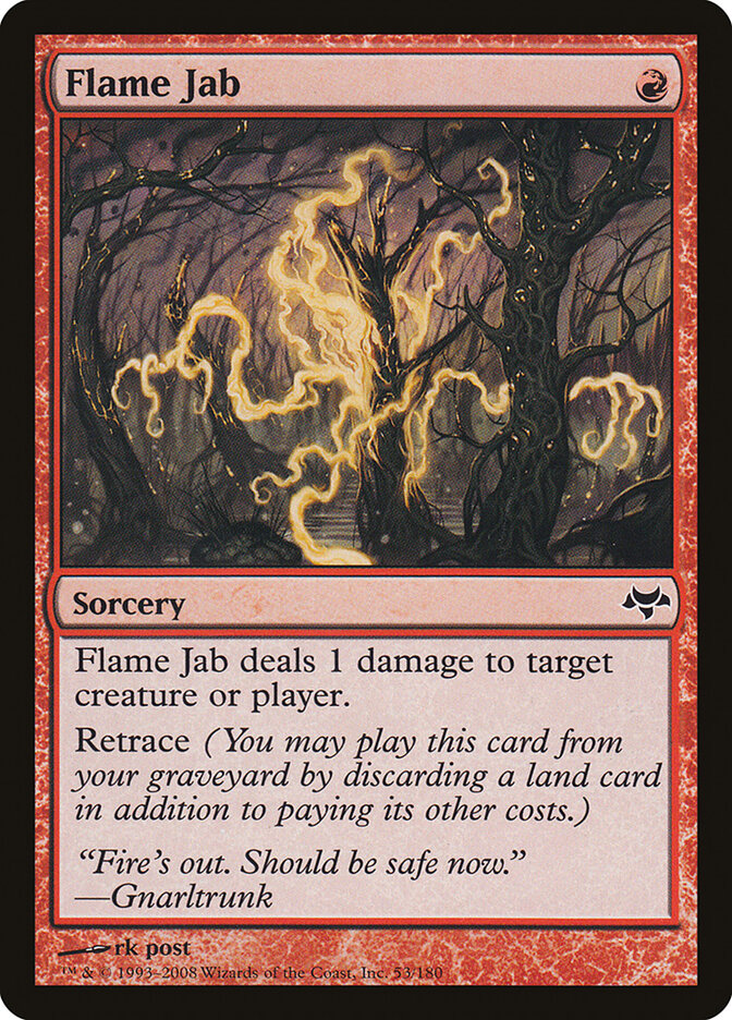 Flame Jab 53 - Eventide MTG card