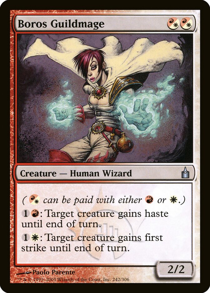 Boros Guildmage 242 - Ravnica: City of Guilds MTG card