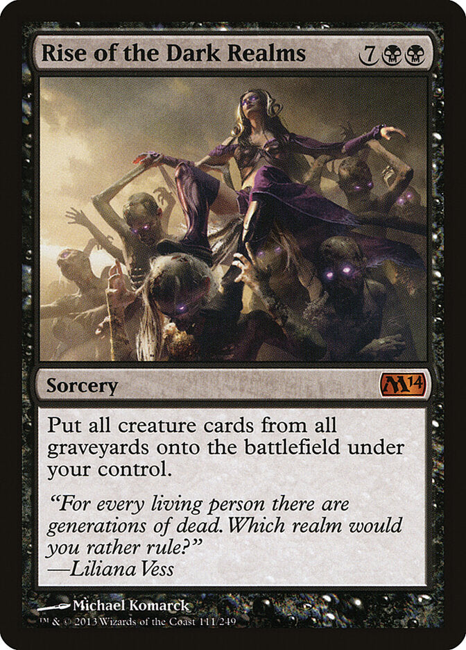 Rise of the Dark Realms 111 - Magic 2014 MTG card