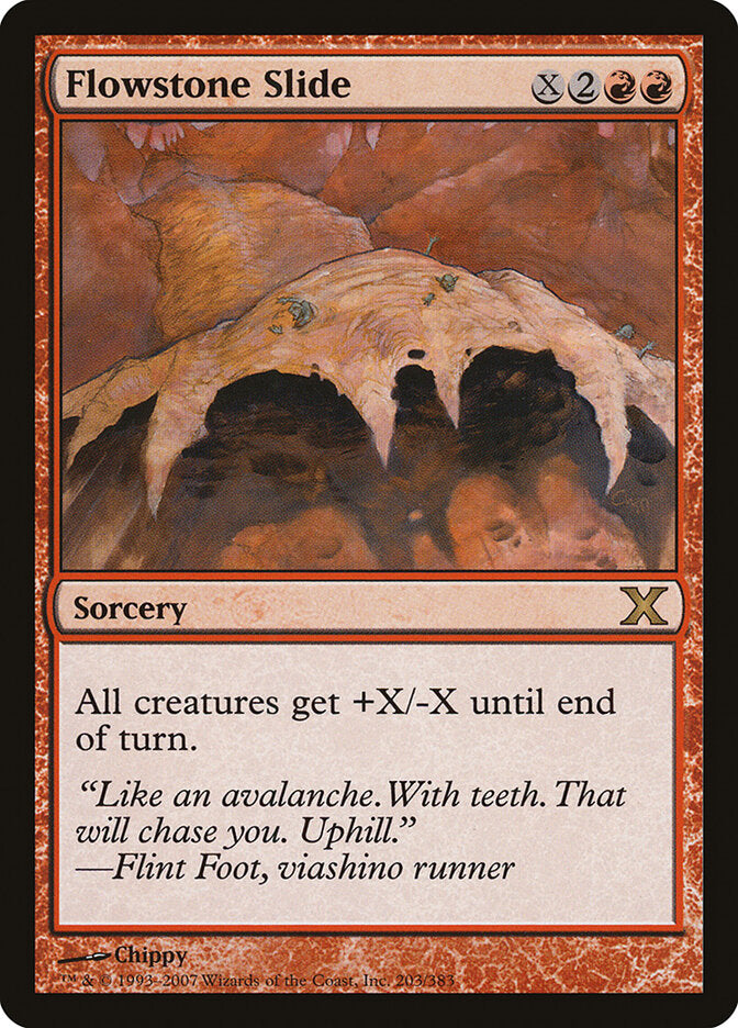 Flowstone Slide 203 - Tenth Edition MTG card