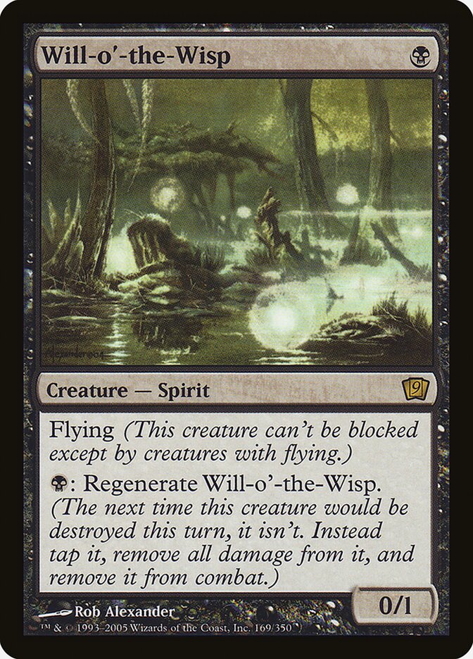 Will-o'-the-Wisp 169★ - Ninth Edition MTG card