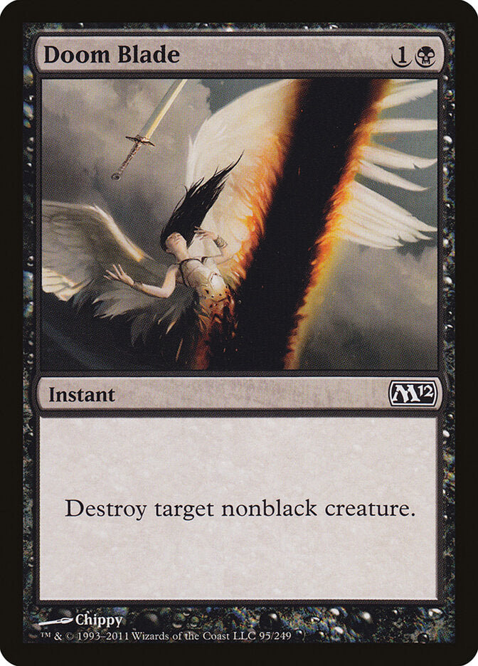 Doom Blade 95 - Magic 2012 MTG card