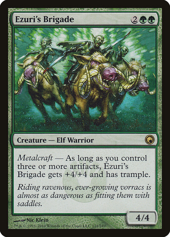 Ezuri's Brigade 121 - Scars of Mirrodin MTG card