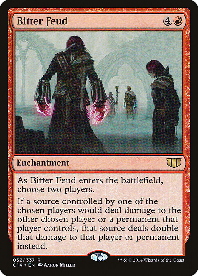 Bitter Feud 32 - Commander 2014 MTG card