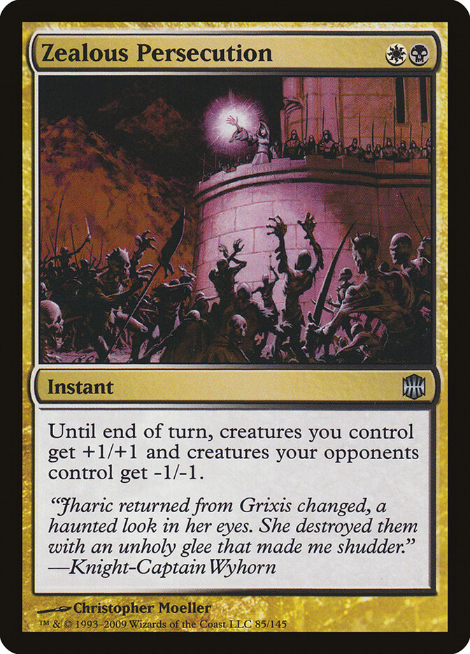 Zealous Persecution 85 - Alara Reborn MTG card