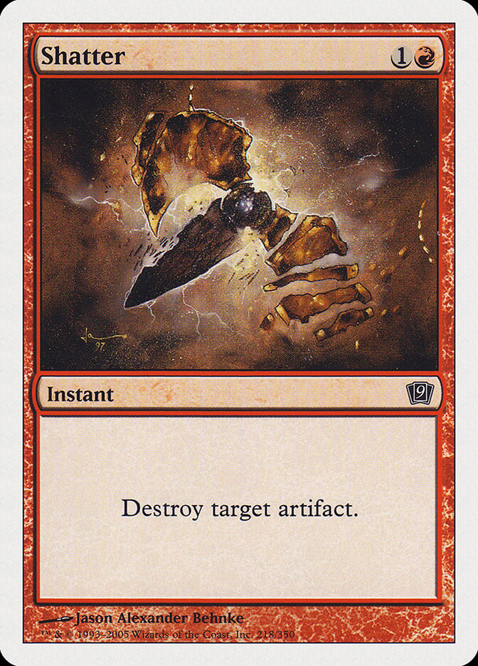 Shatter 218 - Ninth Edition MTG card