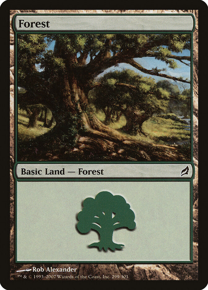 Forest 299 - Lorwyn MTG card