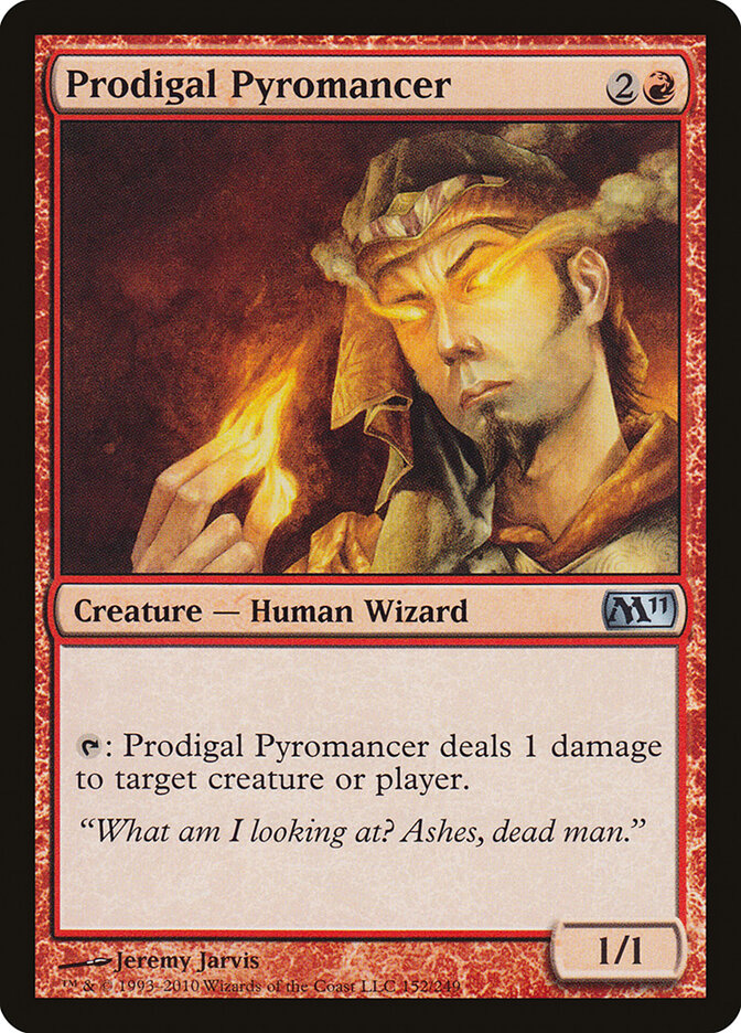 Prodigal Pyromancer 152 - Magic 2011 MTG card