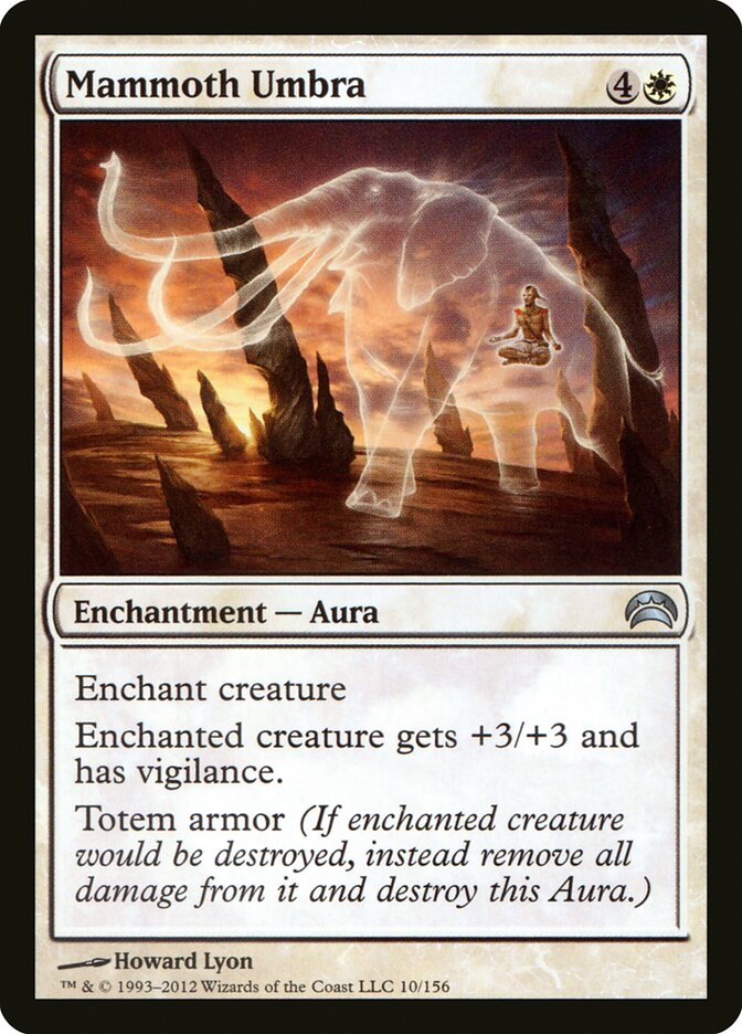 Mammoth Umbra 10 - Planechase 2012 MTG card