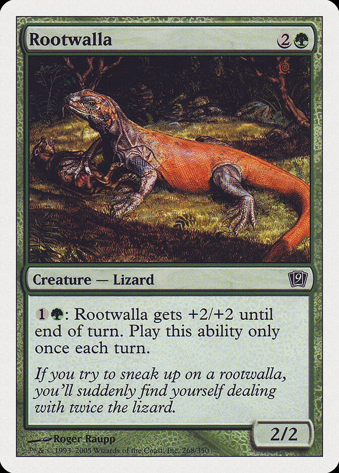Rootwalla 268 - Ninth Edition MTG card