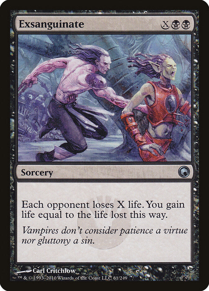 Exsanguinate 61 - Scars of Mirrodin MTG card