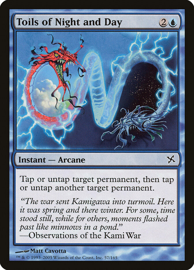 Toils of Night and Day 57 - Betrayers of Kamigawa MTG card