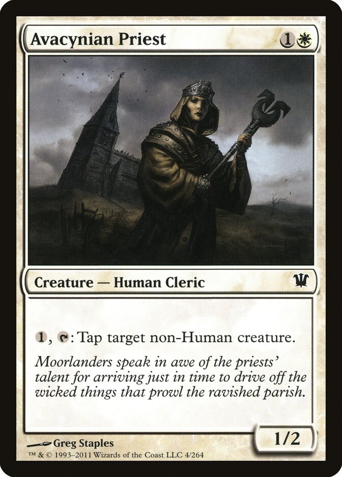 Avacynian Priest 4 - Innistrad MTG card