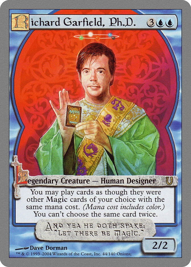 Richard Garfield, Ph.D. 44 - Unhinged MTG card