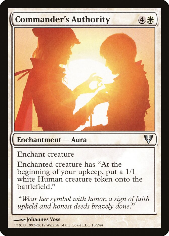 Commander's Authority 13 - Avacyn Restored MTG card