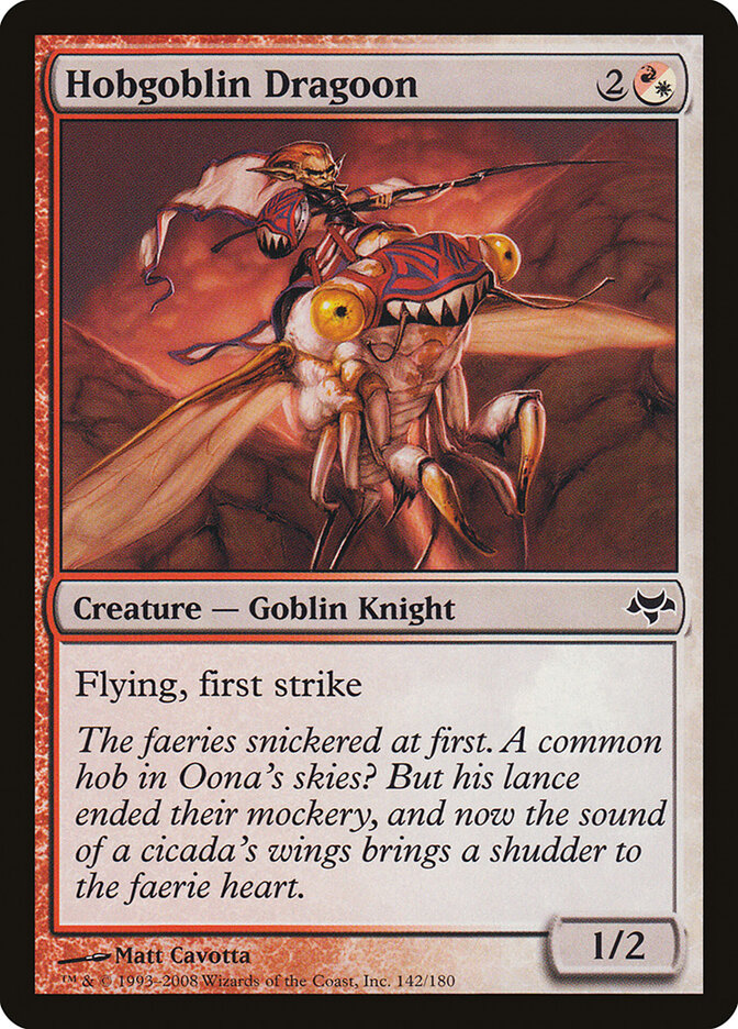 Hobgoblin Dragoon 142 - Eventide MTG card