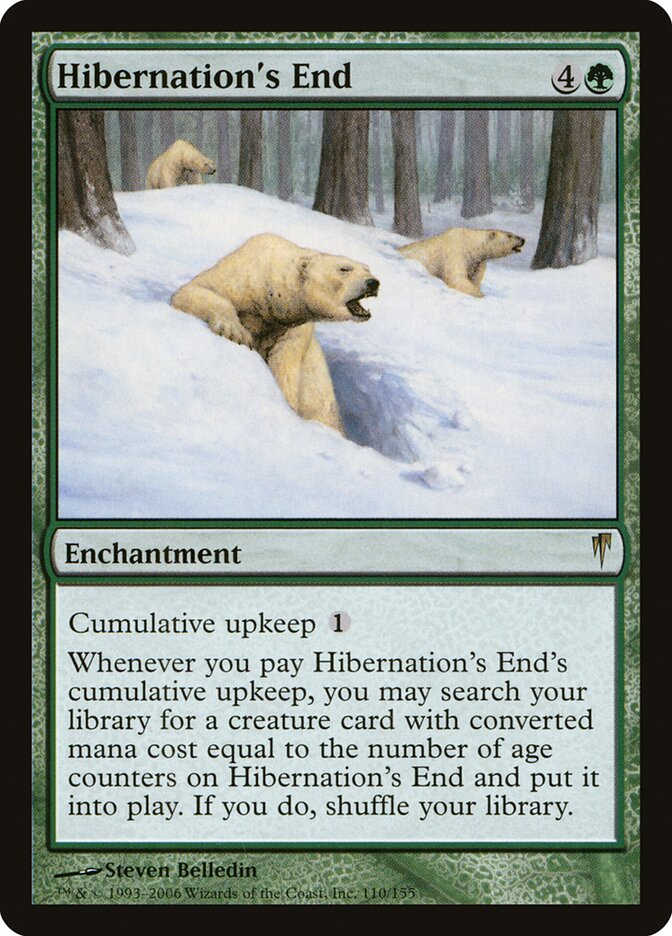 Hibernation's End 110 - Coldsnap MTG card