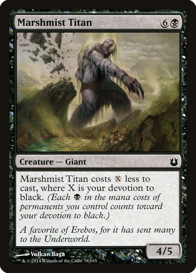 Marshmist Titan 76 - Born of the Gods MTG card