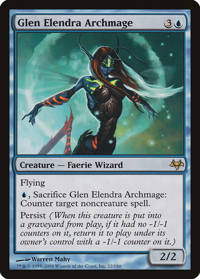 Glen Elendra Archmage 22 - Eventide MTG card