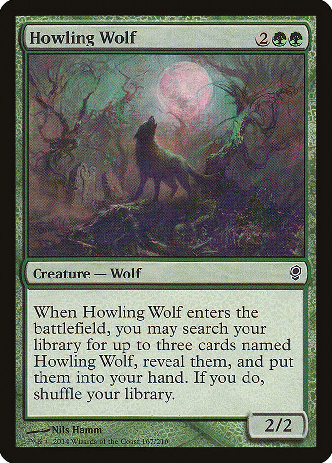 Howling Wolf 167 - Conspiracy MTG card
