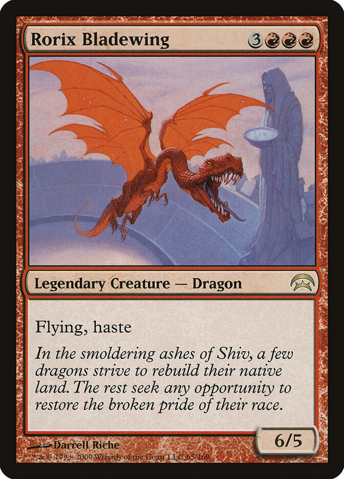 Rorix Bladewing 65 - Planechase MTG card