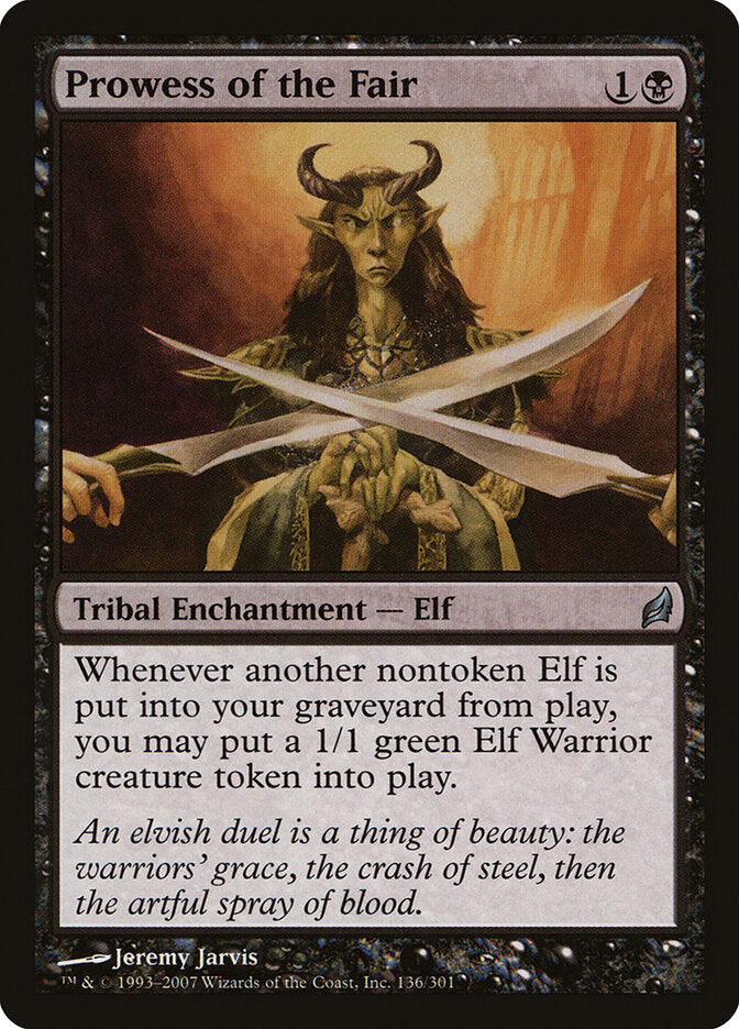 Prowess of the Fair 136 - Lorwyn MTG card