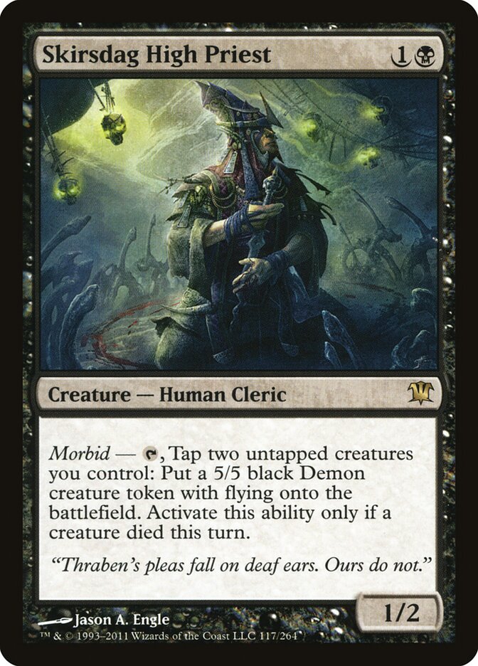 Skirsdag High Priest 117 - Innistrad MTG card