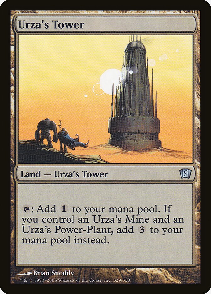 Urza's Tower 329★ - Ninth Edition MTG card
