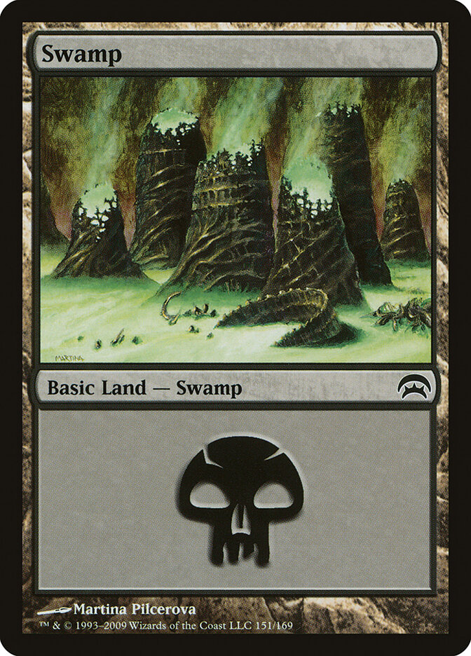 Swamp 151 - Planechase MTG card