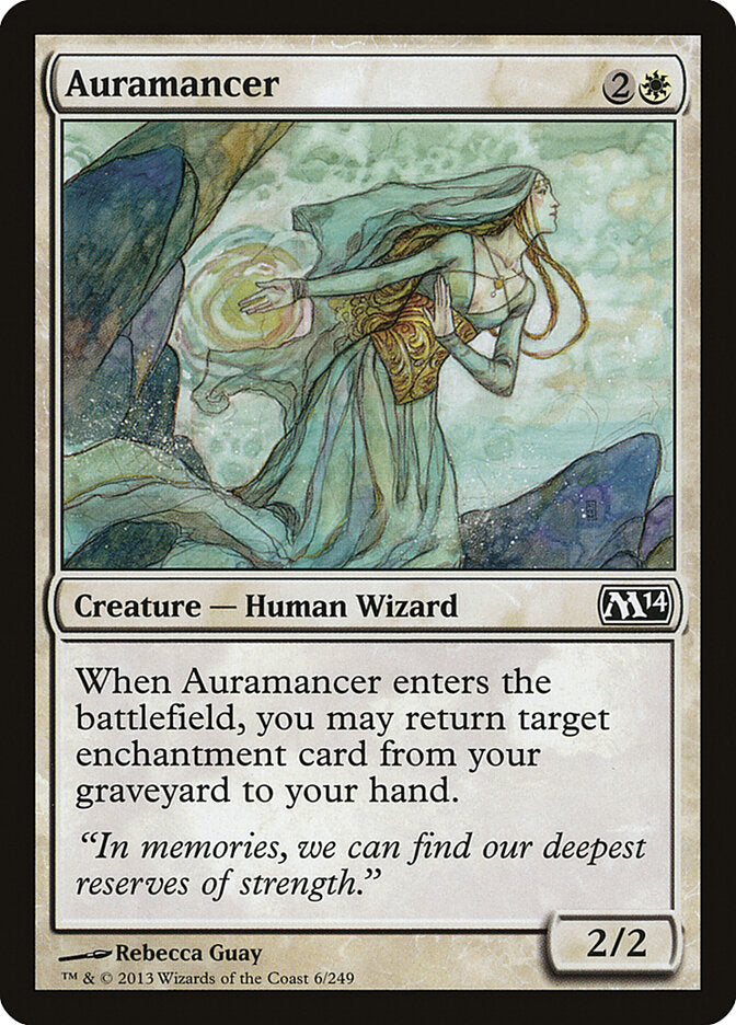 Auramancer 6 - Magic 2014 MTG card