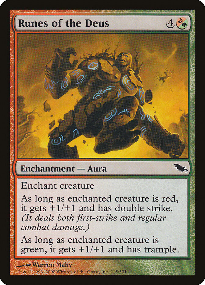 Runes of the Deus 215 - Shadowmoor MTG card