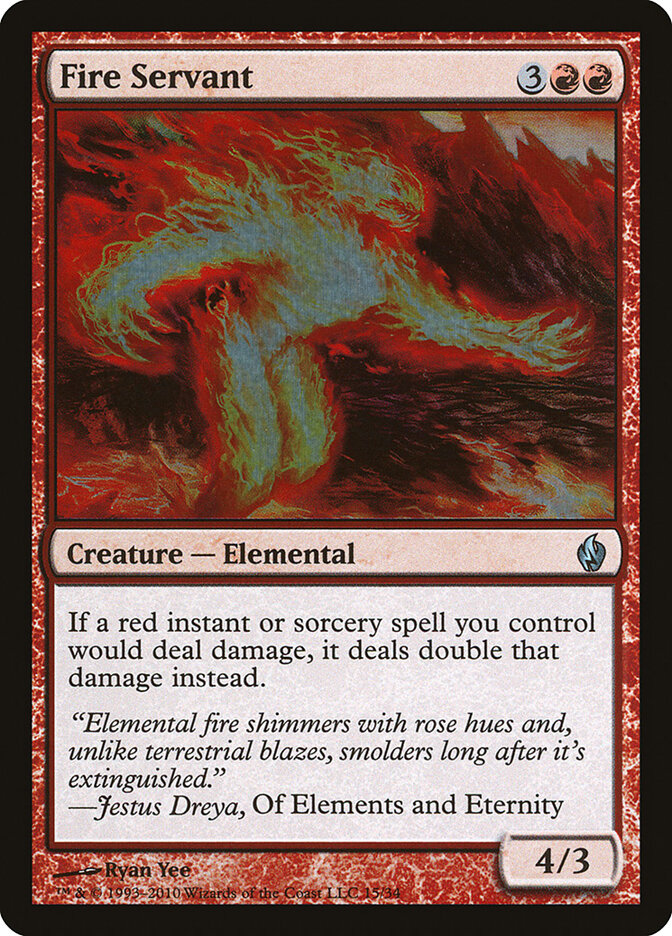 Fire Servant 15 - Premium Deck Series: Fire and Lightning MTG card