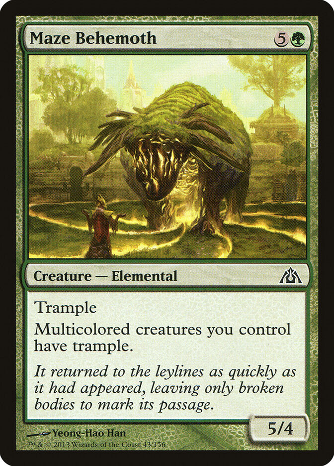Maze Behemoth 43 - Dragon's Maze MTG card