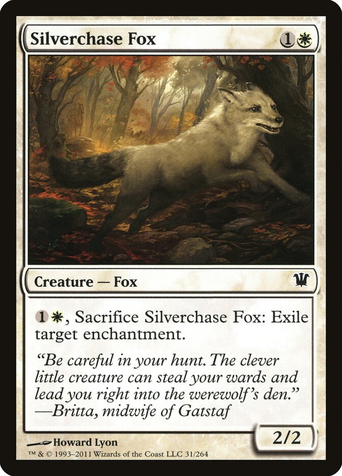 Silverchase Fox 31 - Innistrad MTG card