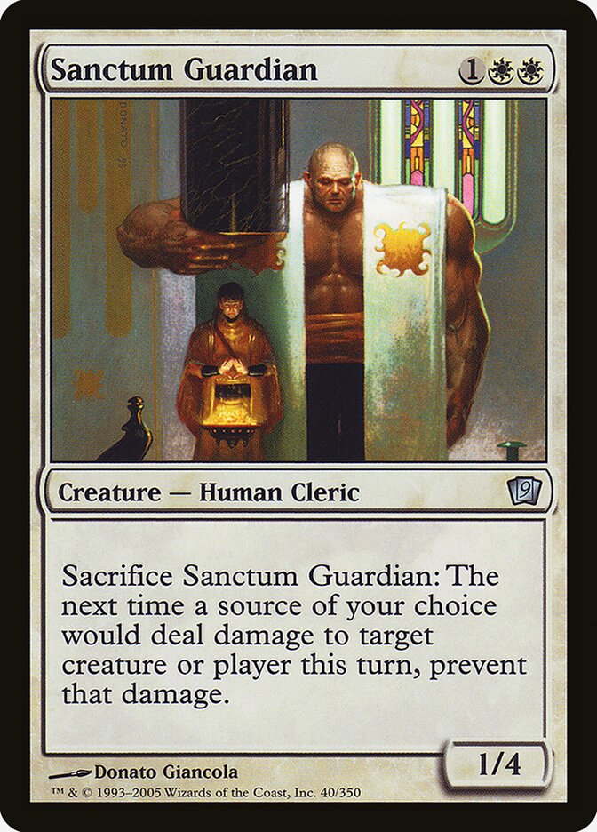 Sanctum Guardian 40★ - Ninth Edition MTG card