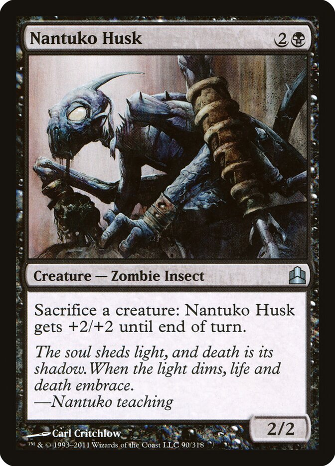 Nantuko Husk 90 - Commander 2011 MTG card