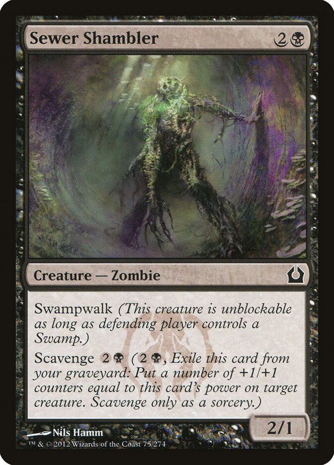 Sewer Shambler 75 - Return to Ravnica MTG card
