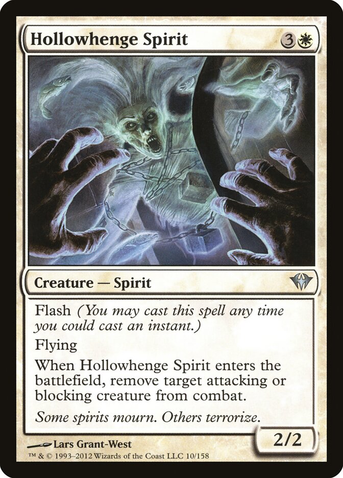 Hollowhenge Spirit 10 - Dark Ascension MTG card
