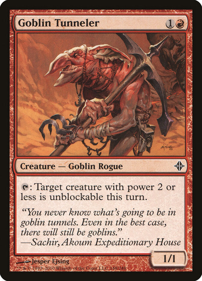 Goblin Tunneler 148 - Rise of the Eldrazi MTG card