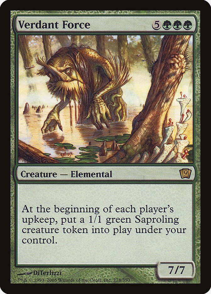 Verdant Force 278★ - Ninth Edition MTG card