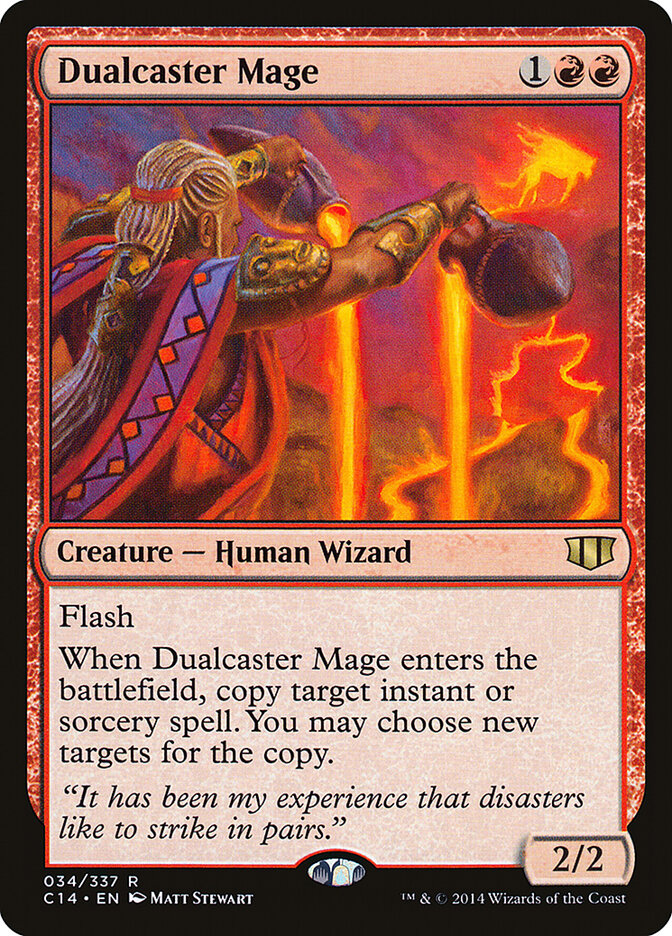 Dualcaster Mage 34 - Commander 2014 MTG card