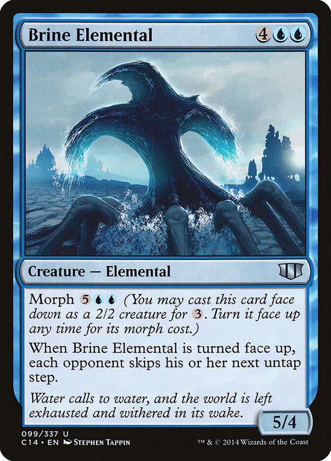 Brine Elemental 99 - Commander 2014 MTG card