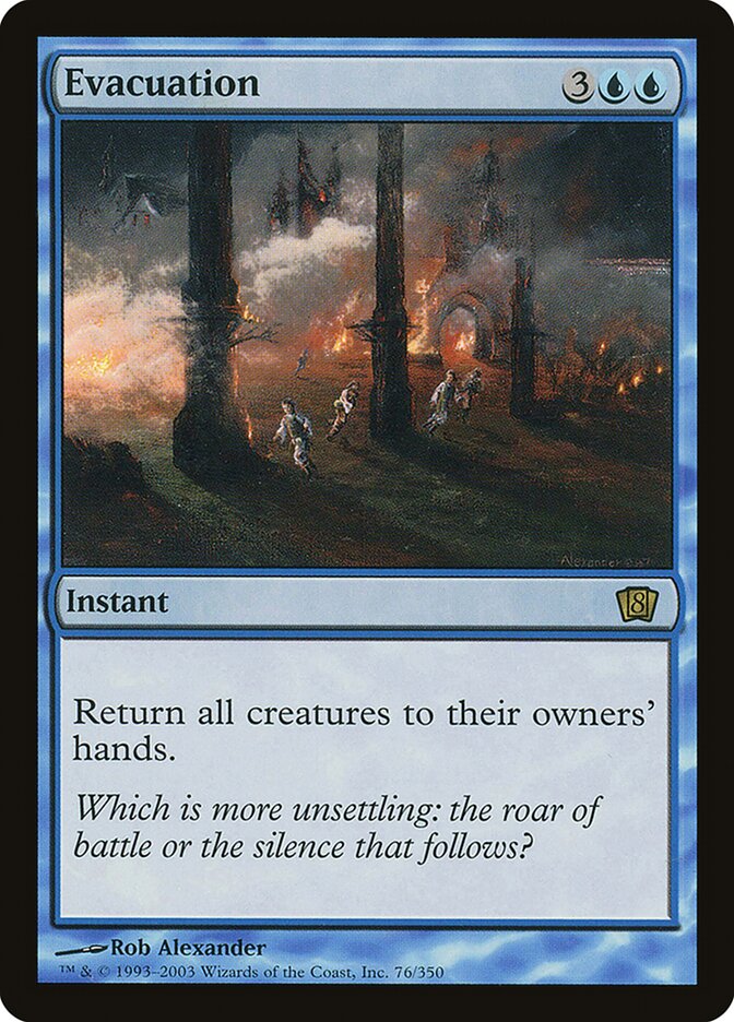 Evacuation 76★ - Eighth Edition MTG card