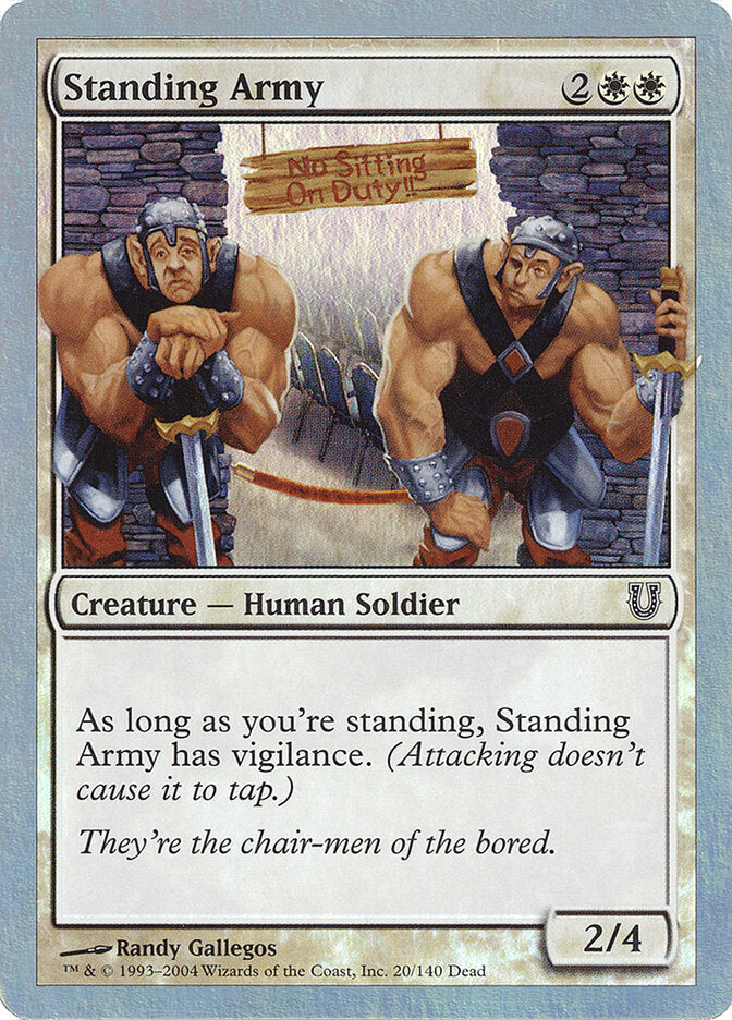 Standing Army 20★ - Unhinged MTG card