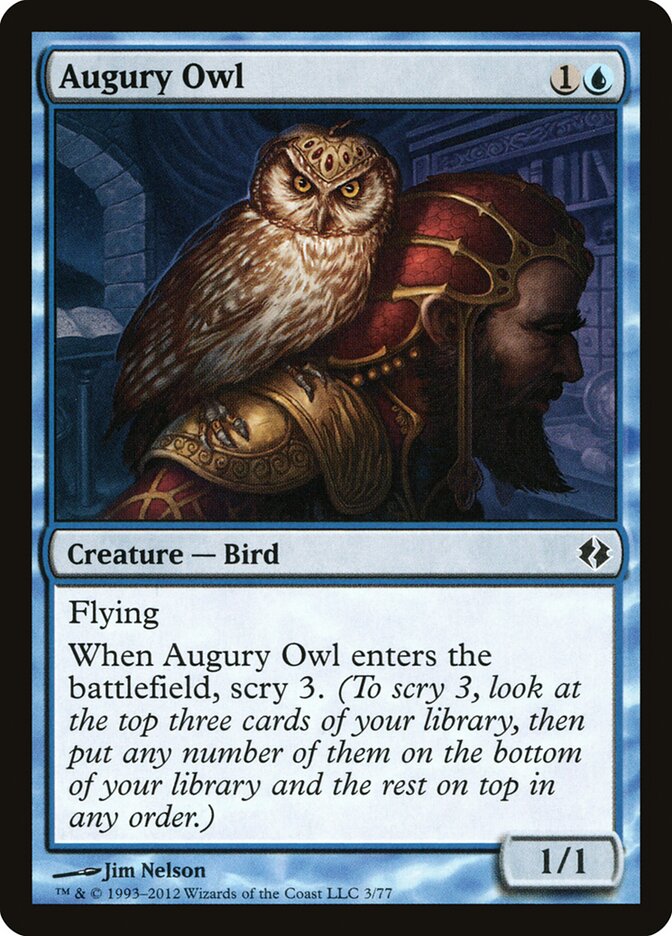 Augury Owl 3 - Duel Decks: Venser vs. Koth MTG card