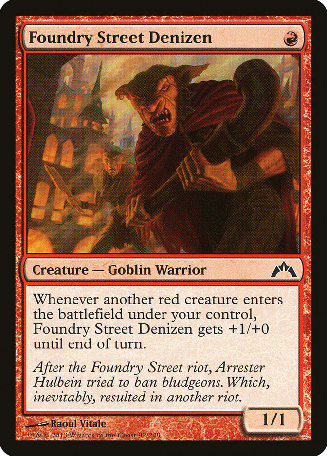 Foundry Street Denizen 92 - Gatecrash MTG card
