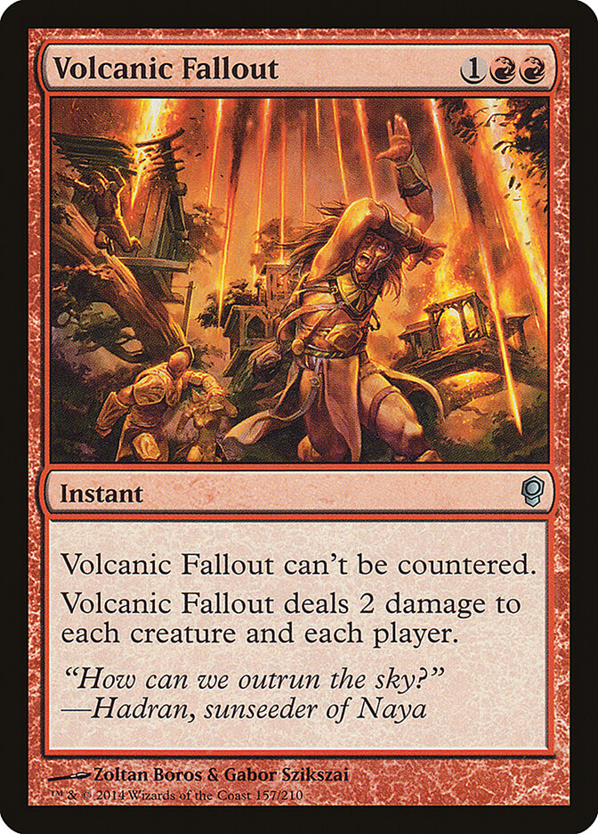 Volcanic Fallout 157 - Conspiracy MTG card